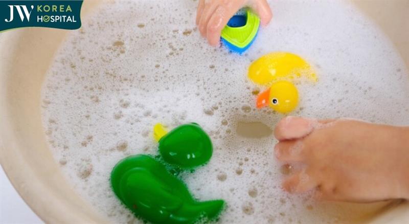 Vệ sinh đồ chơi trẻ em