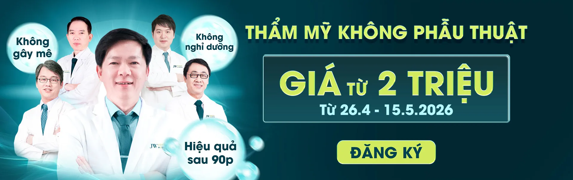 Ưu đãi thẩm mỹ không phẩu thuật 2026