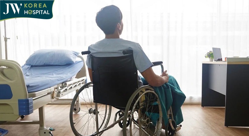 Bệnh nhân khuyết tâtj chân 