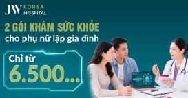Bệnh viện JW ra mắt 2 gói tầm soát sức khỏe cho phụ nữ lập gia đình