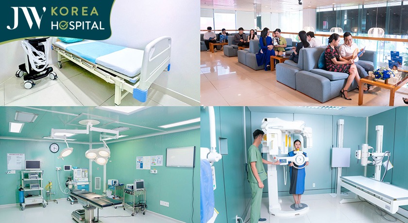 cơ sở vật chất hiện đại tại bệnh viện JW