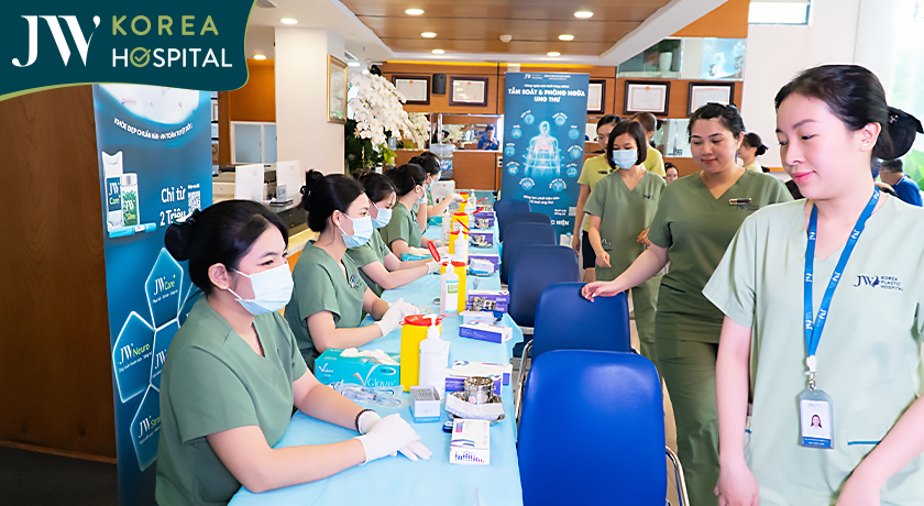 Tầm soát sức khỏe tại bệnh viện jw