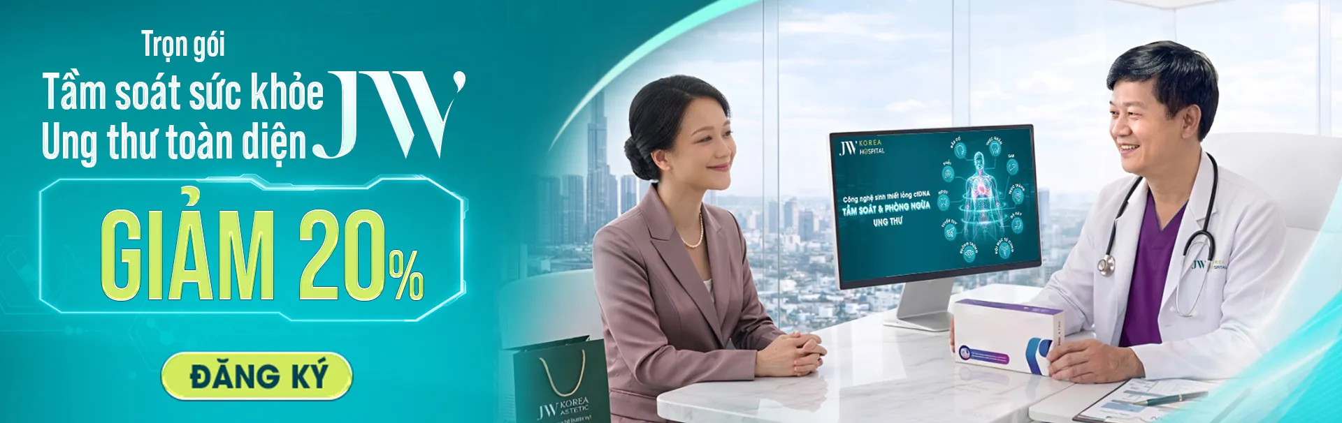 Gói tầm soát sức khỏe toàn diện bệnh viện jw