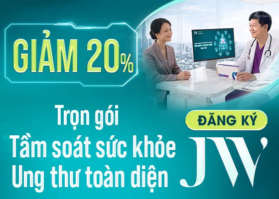 Giảm 20% gói tầm soát sức khỏe