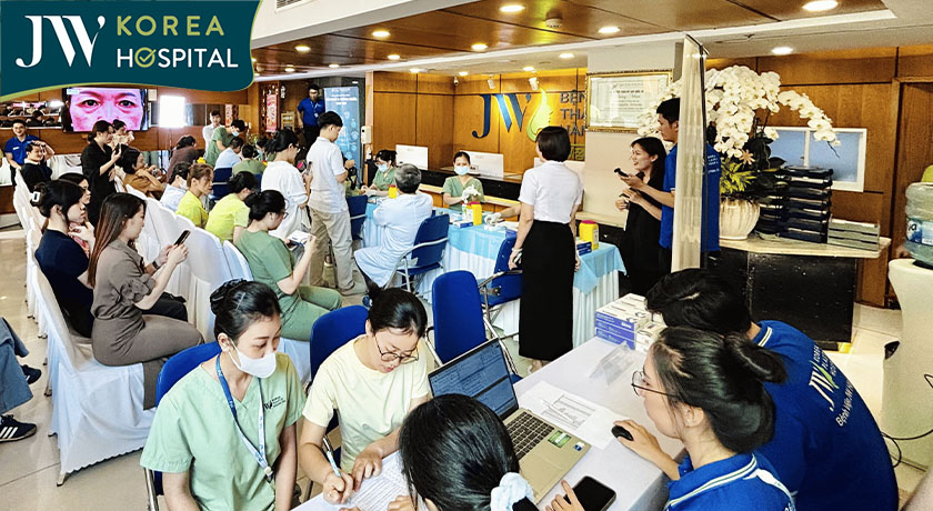 Bệnh viện JW tổ chức buổi tầm soát sức khỏe cho nhân viên