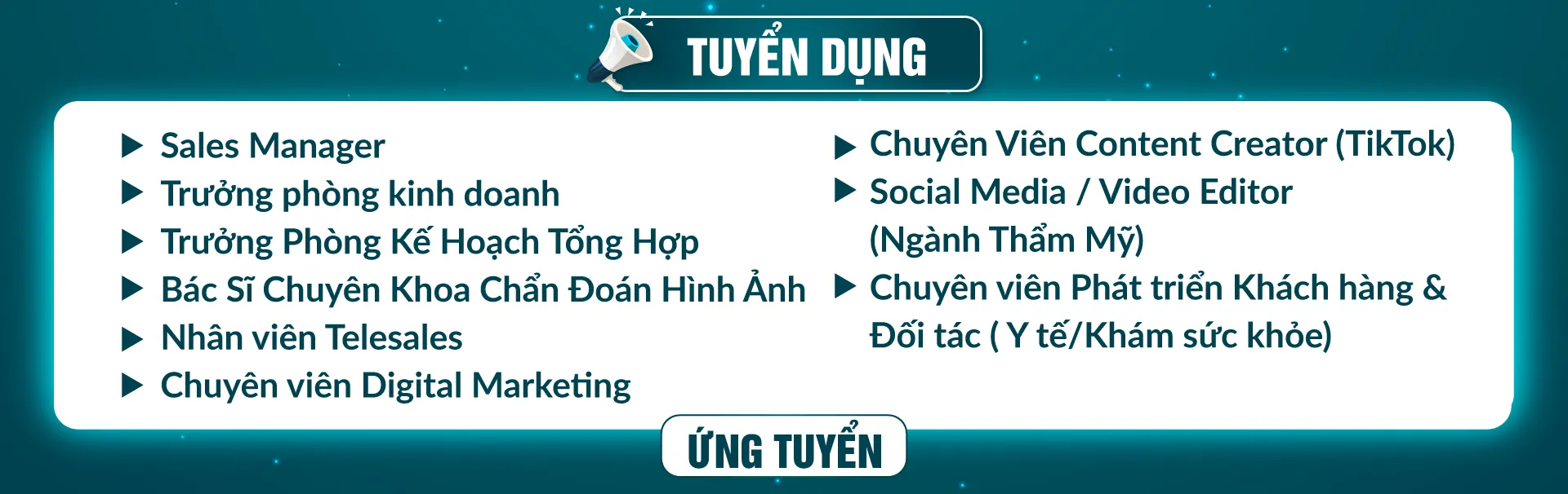 Tuyển dụng tại bệnh viện JW tháng 06 - 2026