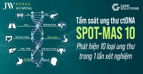 Tầm soát Spot-Mas 10 giá bao nhiêu? Cập nhật mới nhất tại Bệnh viện JW