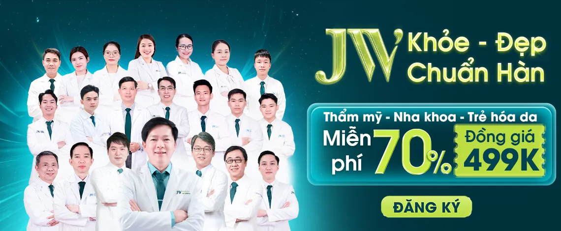 Banner khuyến mãi thẩm mỹ mới nhất từ bệnh viện JW