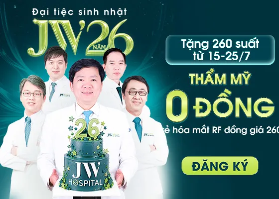Ưu đãi lớn mừng sinh nhật JW 26 năm