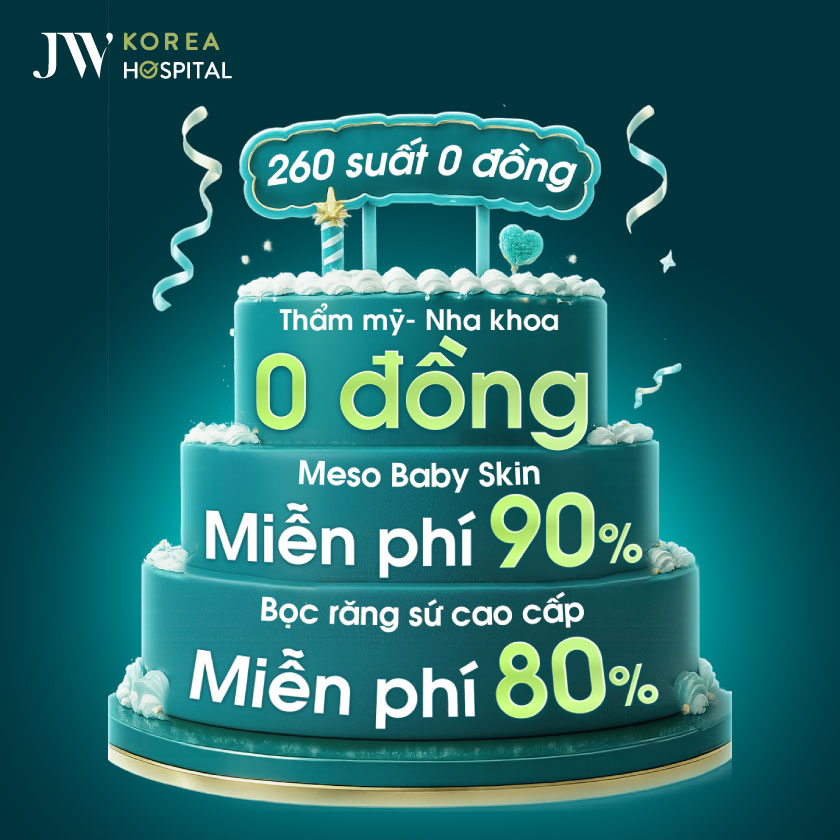 Bệnh viện tặng nhiều ưu đãi hấp dẫn nhân dịp sinh nhật JW 26 năm