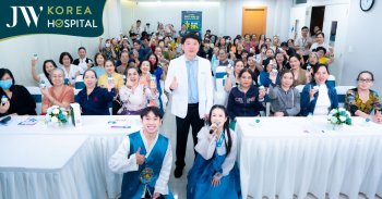 Bệnh viện JW vỡ trận, 999+ chị em ồ ạt xếp hàng chật kín mừng Đại tiệc sinh nhật 26 năm