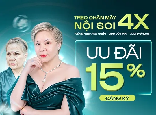 Giảm ngay 15% cho Treo chân mày nội soi 4x