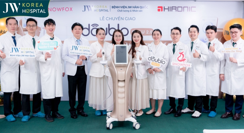 bệnh viện JW tổ chức buổi chuyển giao công nghệ New Doublo 2.0