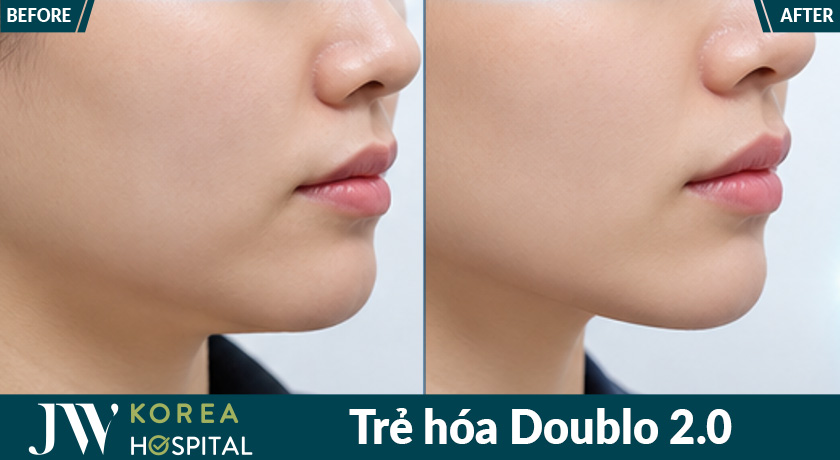 New Doublo 2.0 hỗ trợ nâng cơ mặt và cải thiện da chảy xệ tại Bệnh viện JW