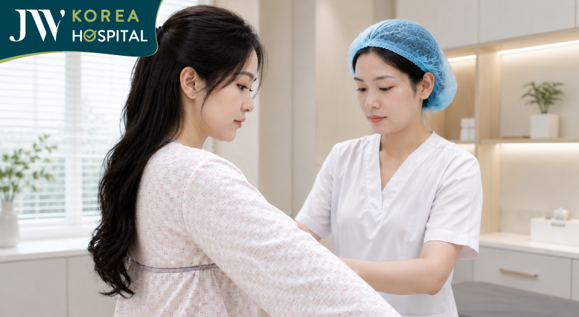 Khách hàng được bác sĩ trực tiếp thăm khám