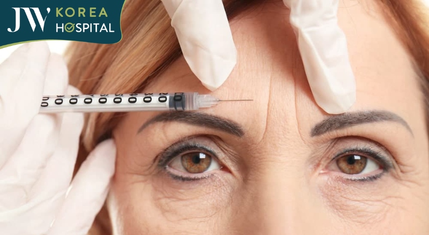 Treo chân mày nội soi 4X hay tiêm Botox