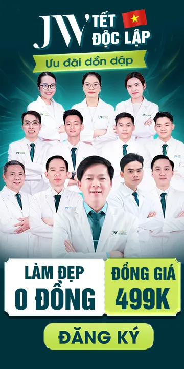 Banner khuyến mãi thẩm mỹ mới nhất từ bệnh viện JW
