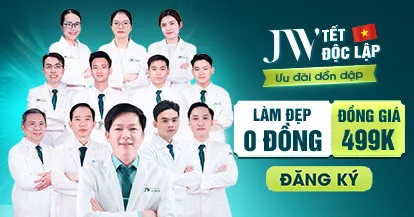 Banner khuyến mãi thẩm mỹ mới nhất từ bệnh viện JW