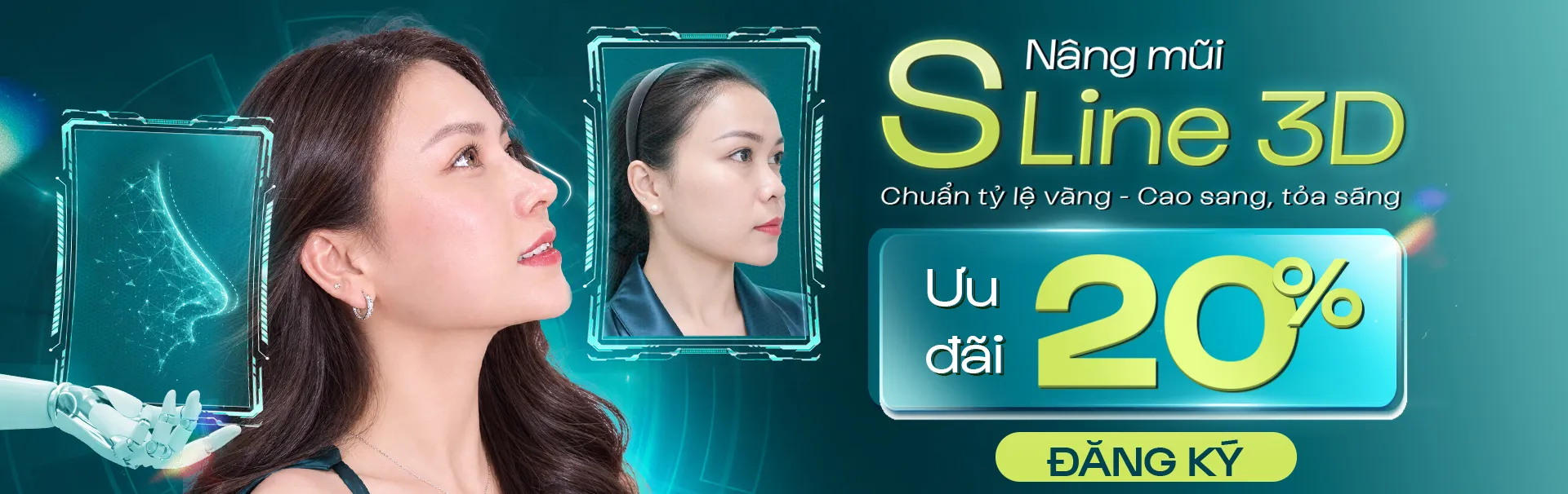 Ưu đãi nâng mũi S Line tại bệnh viện JW