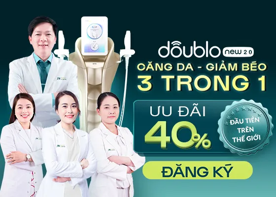 Ưu đãi 40% doublo căng da, giảm béo 3 trong 1