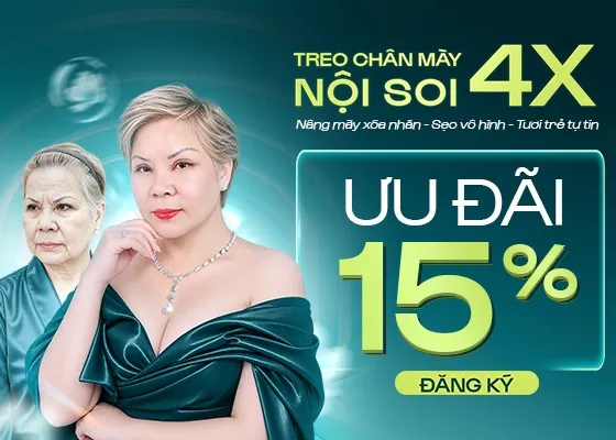 Giảm ngay 15% cho Treo chân mày nội soi 4x