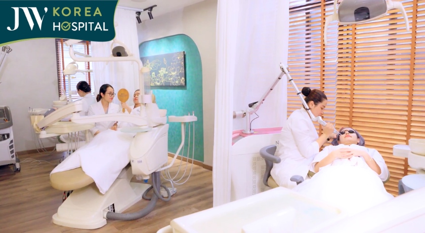 Cơ sở vật chất tại khoa Skincare của bệnh viện JW