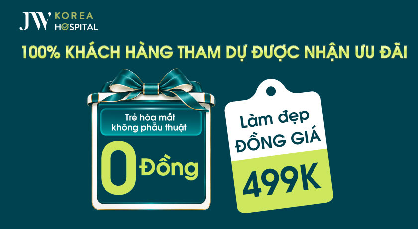 Bệnh viện JW tặng vé trẻ hóa mắt 0 đồng cho khách hàng tham dự sự kiện ngày 17/10