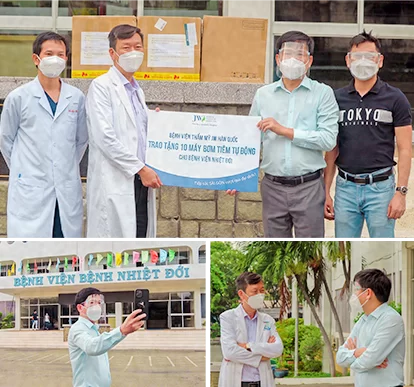 Bệnh viện JW tiếp sức chống dịch