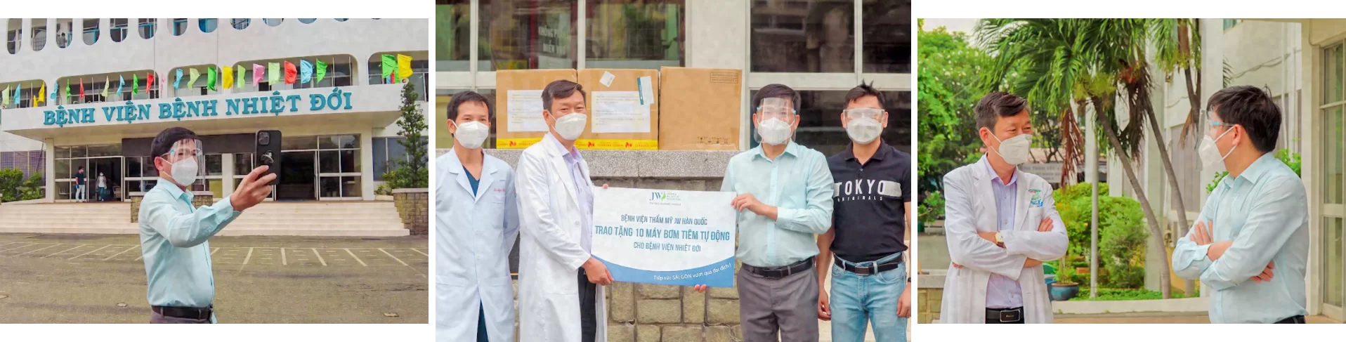Bệnh viện JW tiếp sức chống dịch