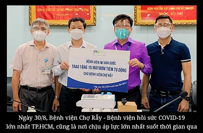 Bệnh viện JW tiếp sức chống dịch