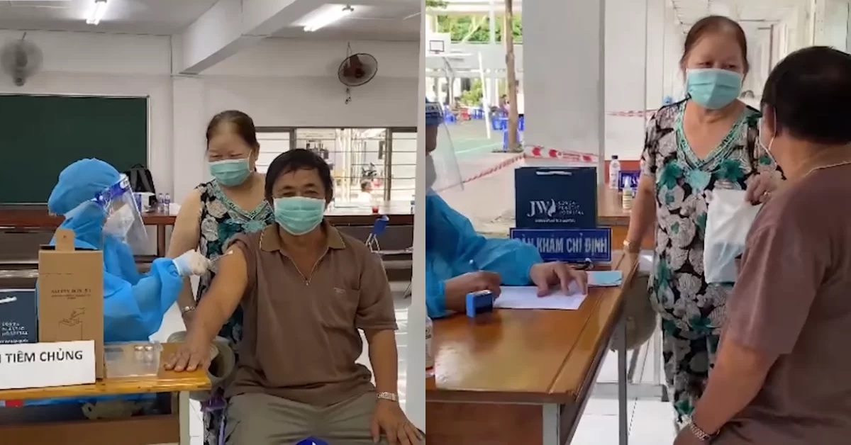 Hơn cả yêu, nghĩa tình được dâng cao hết thảy trong đợt tiêm vaccine covid-19