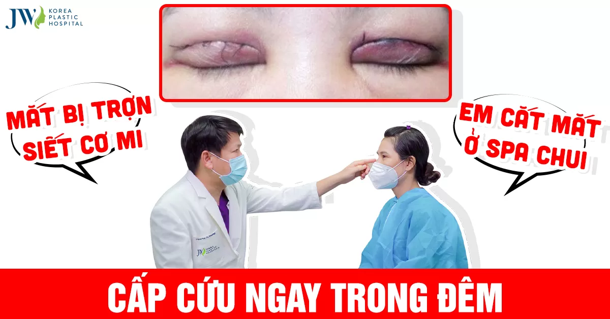 Cấp cứu trong đêm cho nữ khách hàng bị cắt hư mí, mắt trợn ngược do bác sĩ spa chui làm bừa