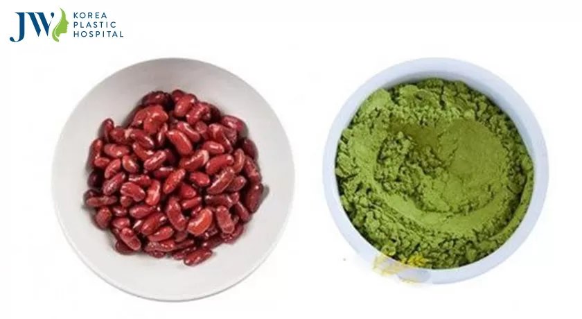 Mờ thâm với combo đậu xanh đậu đỏ