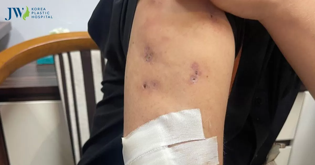 Tiêm tan mỡ để có body đẹp không ngờ bị thủng hàng chục lỗ trên cơ thể