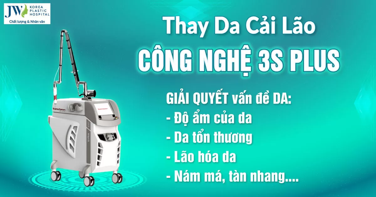 Công nghệ 3S PLUS giúp hàng loạt chị em Thay da cải lão độc quyền Bệnh viện JW