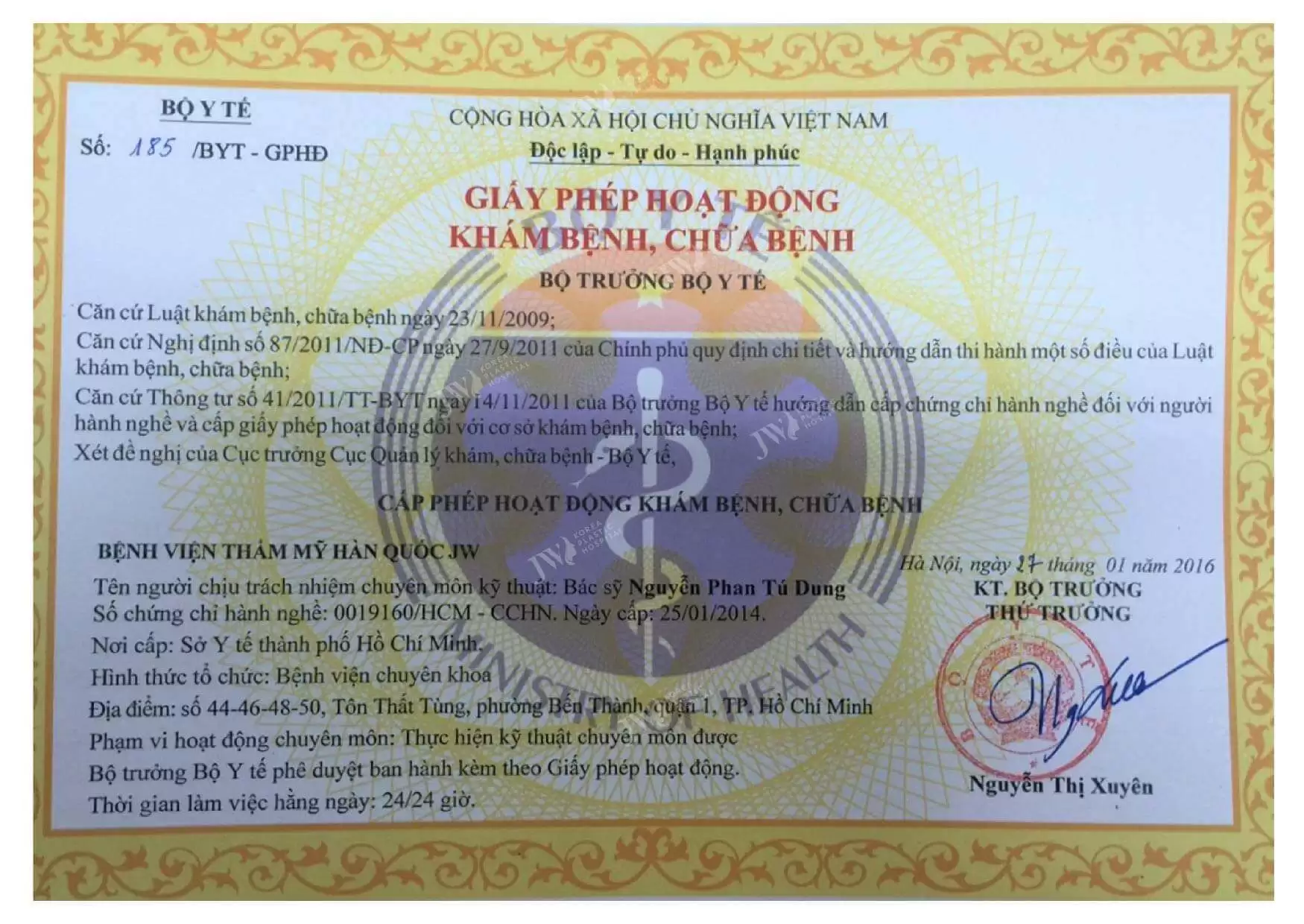 giay phep hoat dong kham chua benh